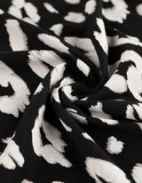 Póló - Visszahajtott ujj - fekete