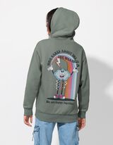 Tepl&aacute;kov&aacute; bunda - Zadn&aacute; potlač - zelena