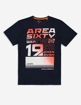 T-shirt - Stampa - blu scuro