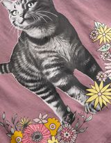 T-shirt - Impression avant - Lilas fonc&eacute;