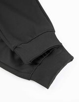 Bėgiojimo kelnės - Tamprus juosmuo - juodas