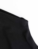 top - Mockneck - czarny