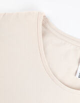 T-shirt - Contenuto di modal - beige