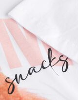 T-shirt - Dierenprint - wit