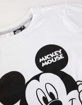 Felsőből és rövidnadrágból álló pizsama szett - Mickey egér - feher