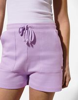Shorts - Elastischer Bund - lila