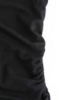 top - Mockneck - czarny