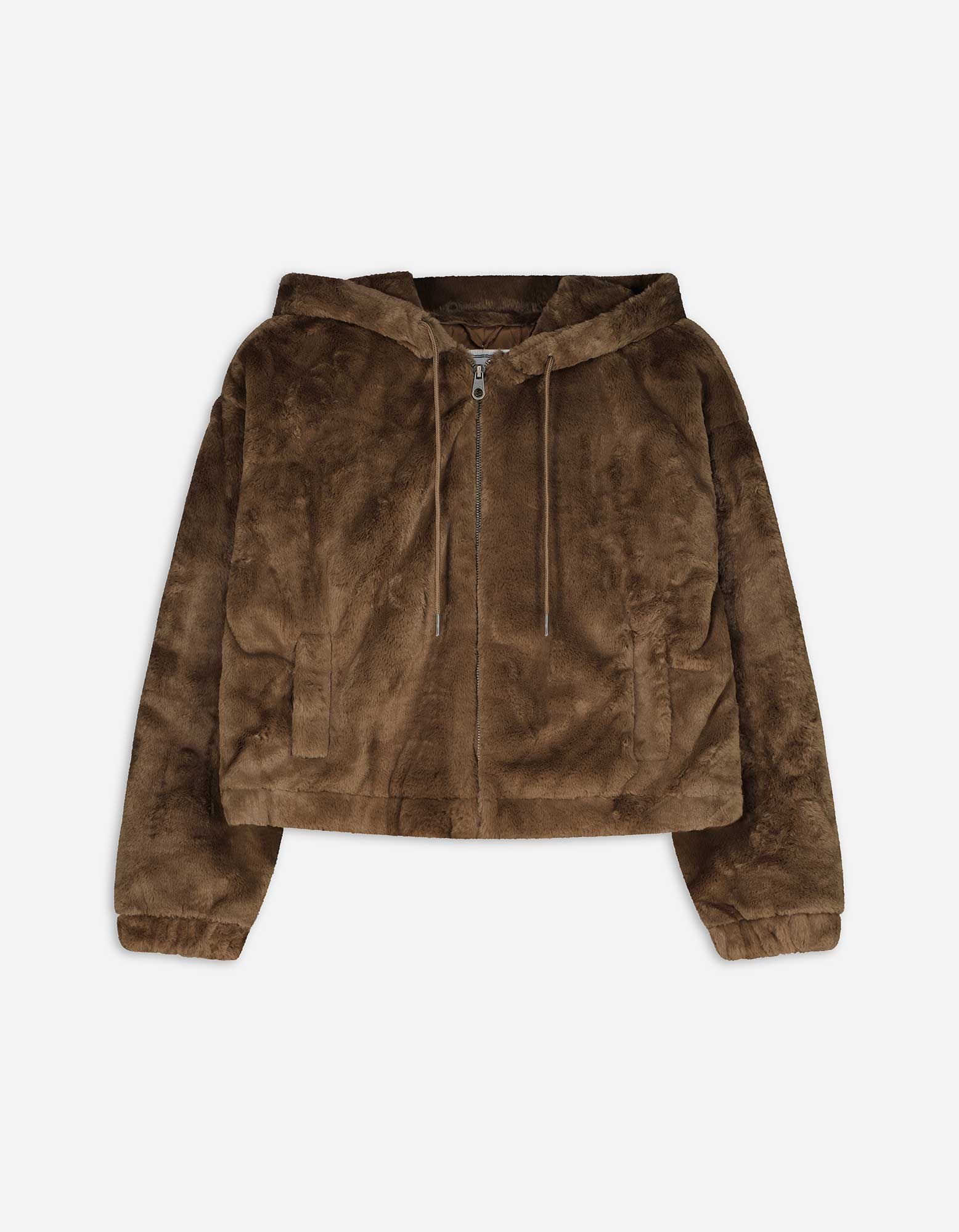 kurtka - obniżona linia ramion - brazowy - Takko Fashion