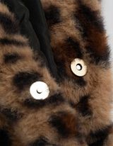 Levhartí vzor - hneda