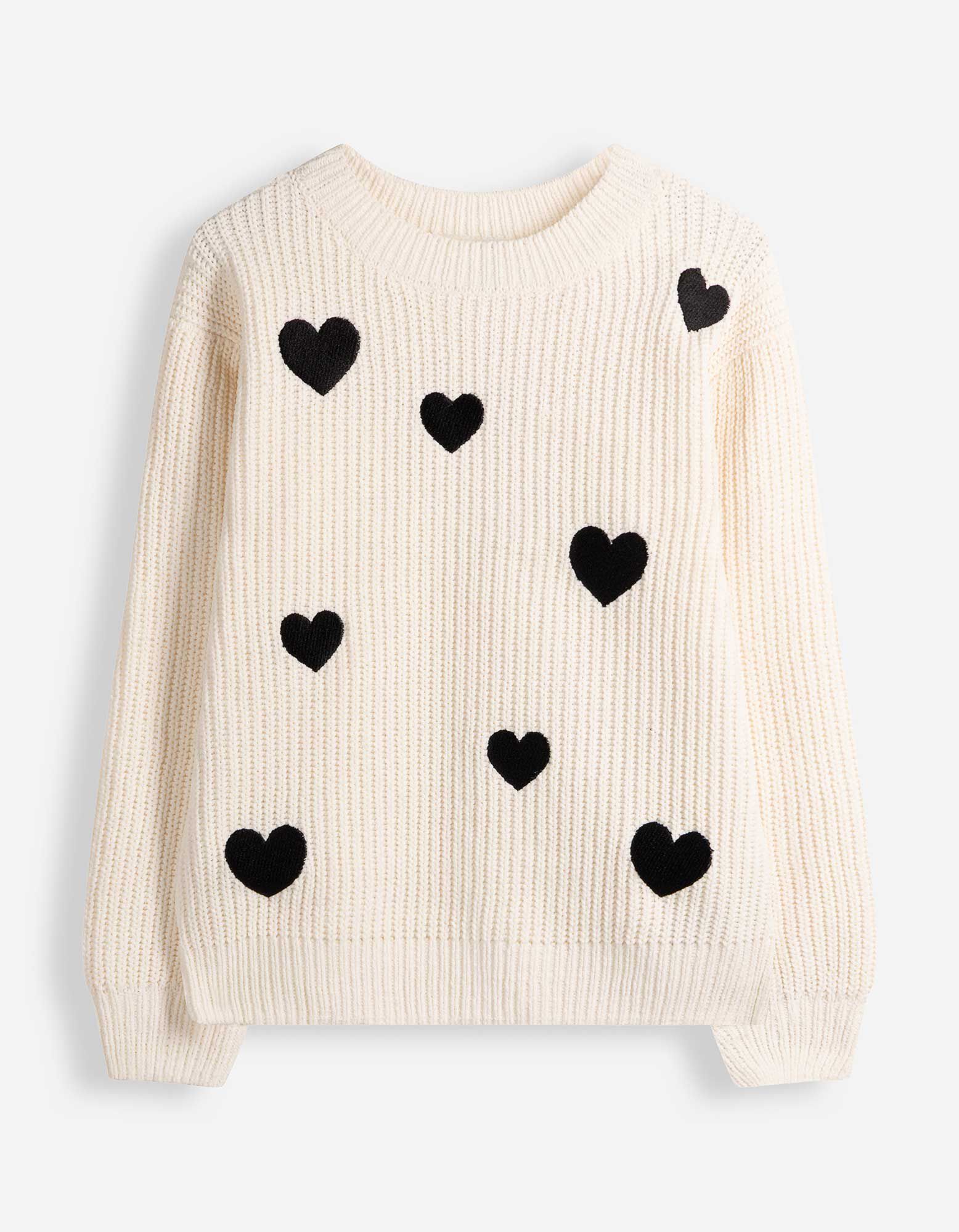 Strickpullover - Stickereien - Off-White