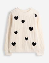 Strickpullover - Stickereien - Off-White
