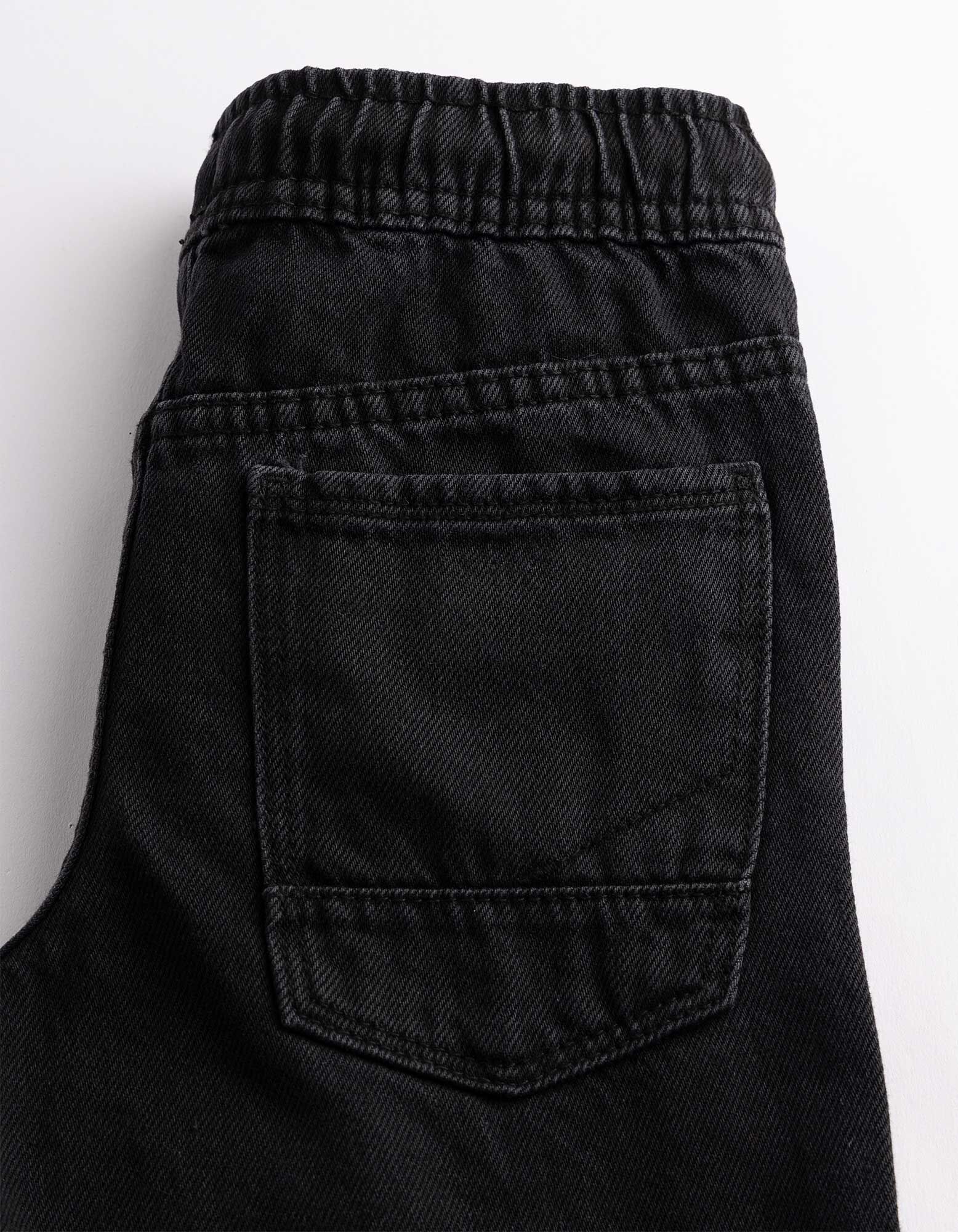 Jeans - Loose Fit - Schwarz