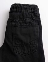 Jeans - Loose Fit - Schwarz