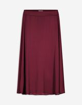 Gonna svasata - Raso - rosso scuro