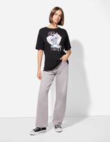 Tričko - Lilo a Stitch - cierna