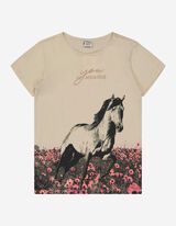 Tricou - Imprimeu - Gri deschis