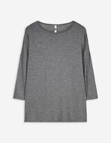 Langarmshirt - Dreiviertelärmel - dunkelgrau