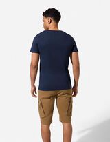 T-shirt - Print - Petrolblauw