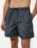 Badehose - Print - dunkelgr&uuml;n