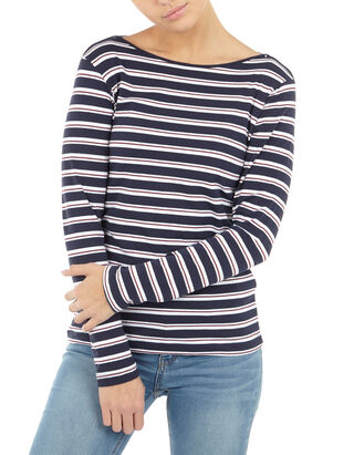 Damen Longsleeve mit Streifenmuster&nbsp;