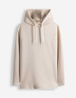 Langarmshirt - Messageprint - wei&szlig;