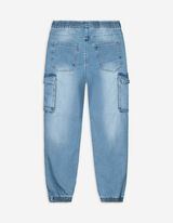 Cargo pantalone - Sweatdenim - svetlo-plava
