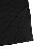 Midisukňa - Jednofarebný - cierna