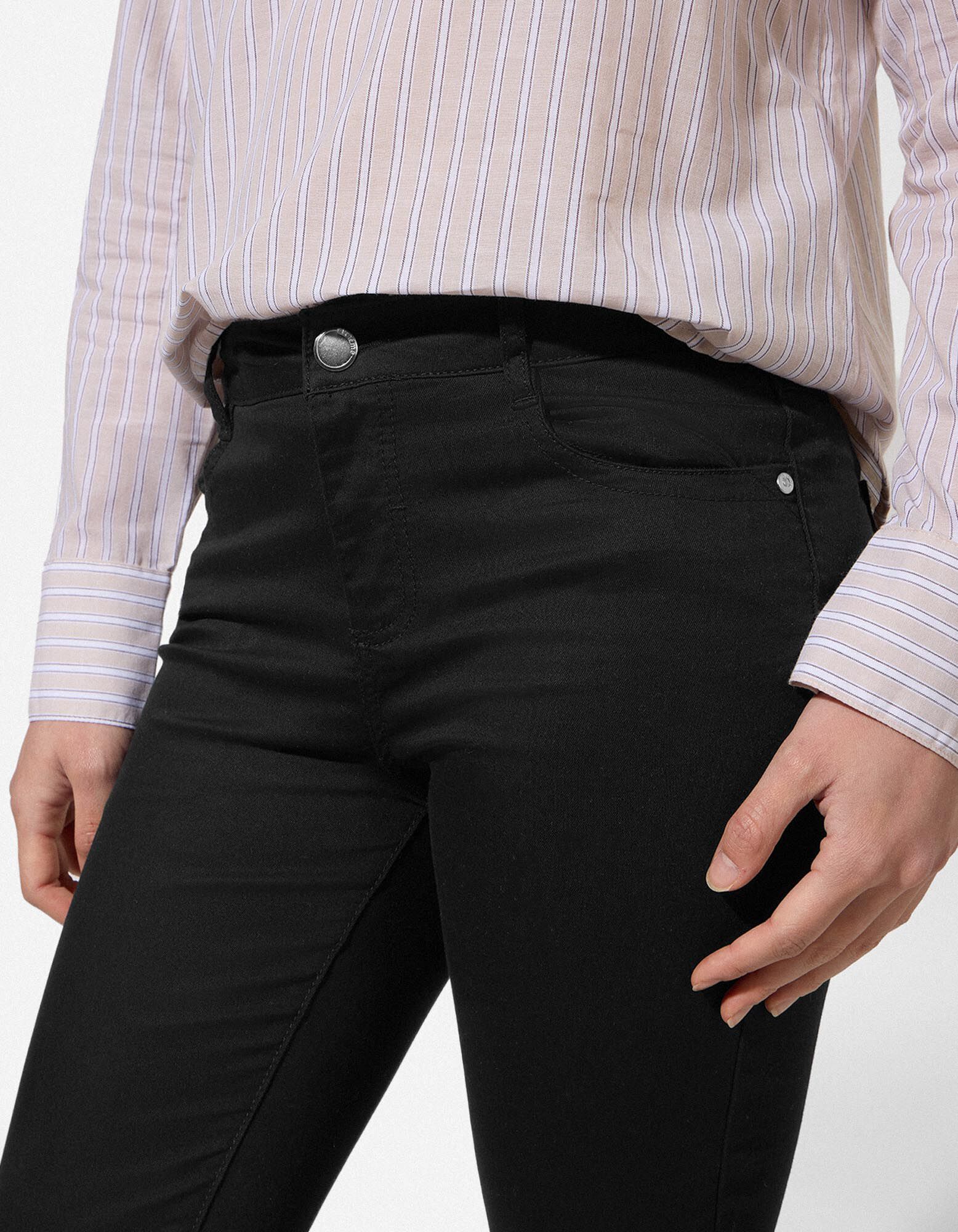 Caprihose - Twill - schwarz
