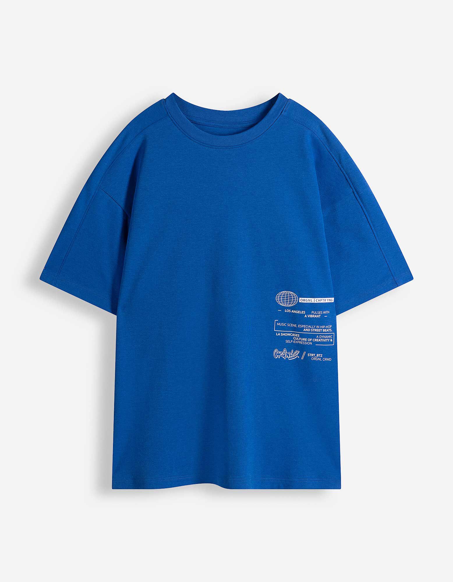 Set van T-shirt en broek - Zware kwaliteit - blauw