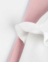 Set van sweatshirt en legging - Minnie & Katrien - wit