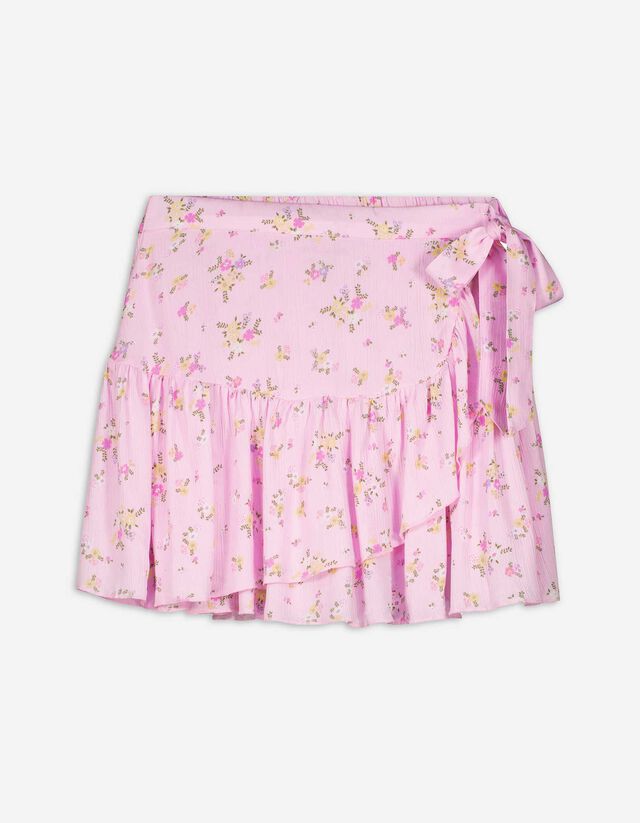 skort - LENZING™ ECOVERO™ - ruzicasta