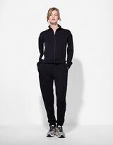 Sweatvest - Modaal - zwart