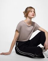 Palazzobroek - Galons - zwart