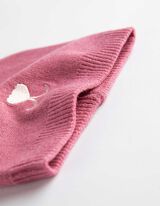 Čepice - Výšivka - ruzova