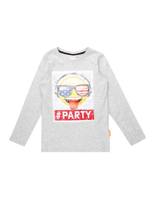 Jungen Longseeve mit Wende-Pailletten