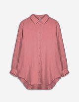 Overhemdblouse - Mousseline - roze