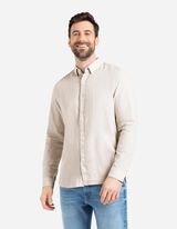 Camicia - Misto lino - beige