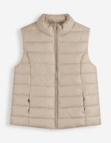 Steppweste - Regular Fit - Beige