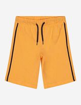 Pantaloncini - Strisce laterali - arancione