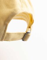 Basecap - Schriftzug - hellgelb