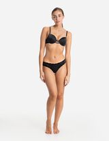 Push-up podprsenka - Push-up efekt - cierna