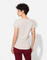 Tričko - Trblietav&aacute; potlač - biely