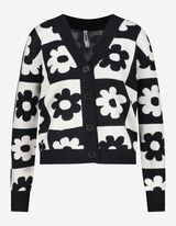 Cardigan - Oversized Fit - Alb