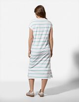 Kleid - Streifen - wei&szlig;
