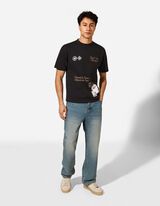 T-Shirt - R&uuml;ckenprint - schwarz