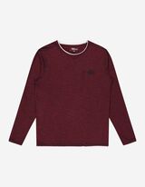Herren Langarmshirt - Double-Layer-Look