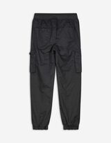 spodnie bojówki - efekt termiczny - czarny