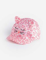 Basecap - Allover-Print - rosa