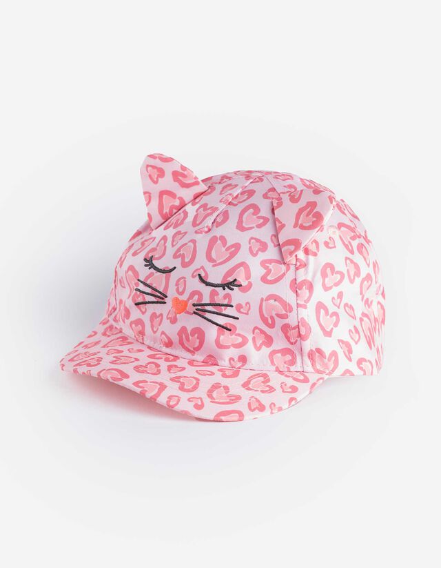 Basecap - Allover-Print - rosa