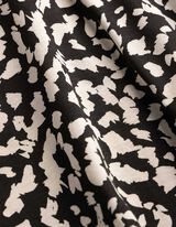 T-Shirt - Allover-Muster - schwarz